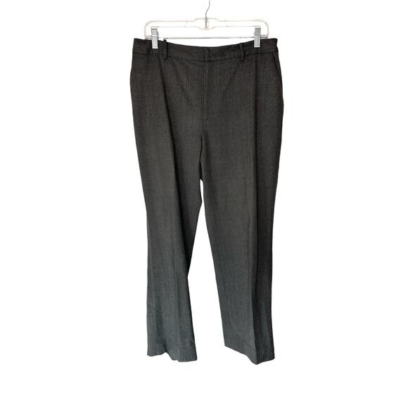 Ralph Lauren Gray Office Career Wool Blend Straight Leg Dress Pants Size 12 - Picture 1 of 12